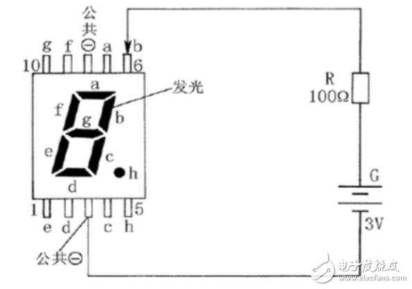 led數(shù)碼管怎么接線