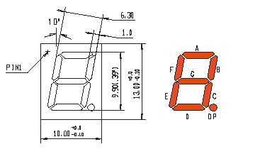 數(shù)碼管引腳圖