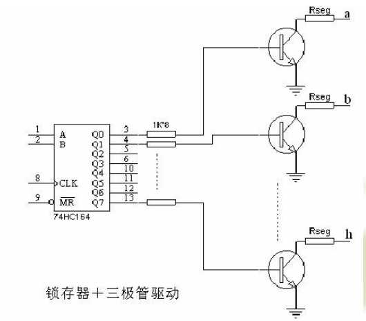 數(shù)碼管三極管驅(qū)動(dòng)圖
